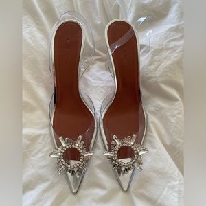 Amina Muaddi Begum PVC Slingbacks